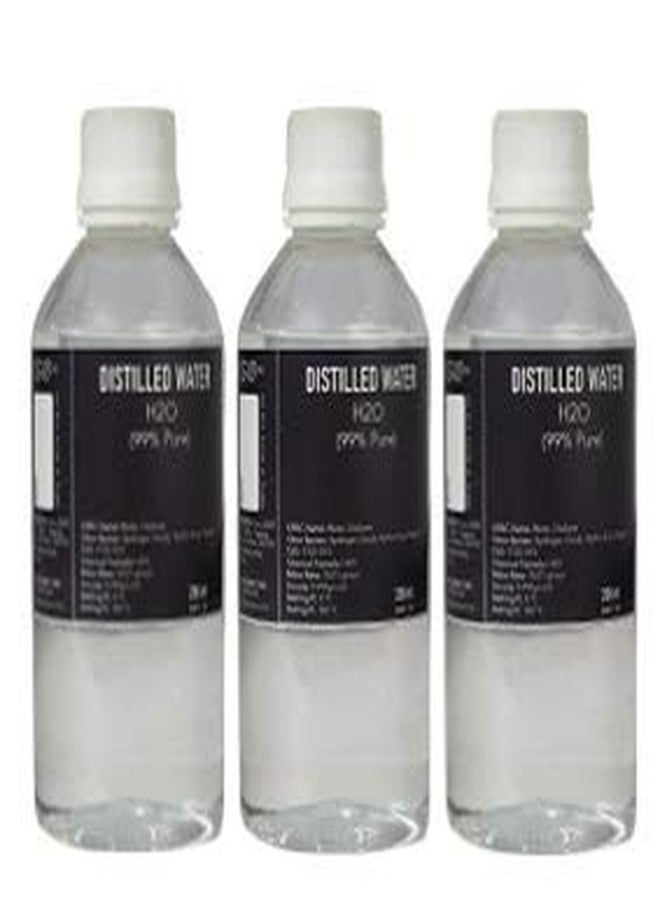 سيرو ماء مقطر سيرو نقي 99% [H2O]، رقم CAS: 7732-18-5 (200 مل)، عبوة من 3 قطع - Image 1